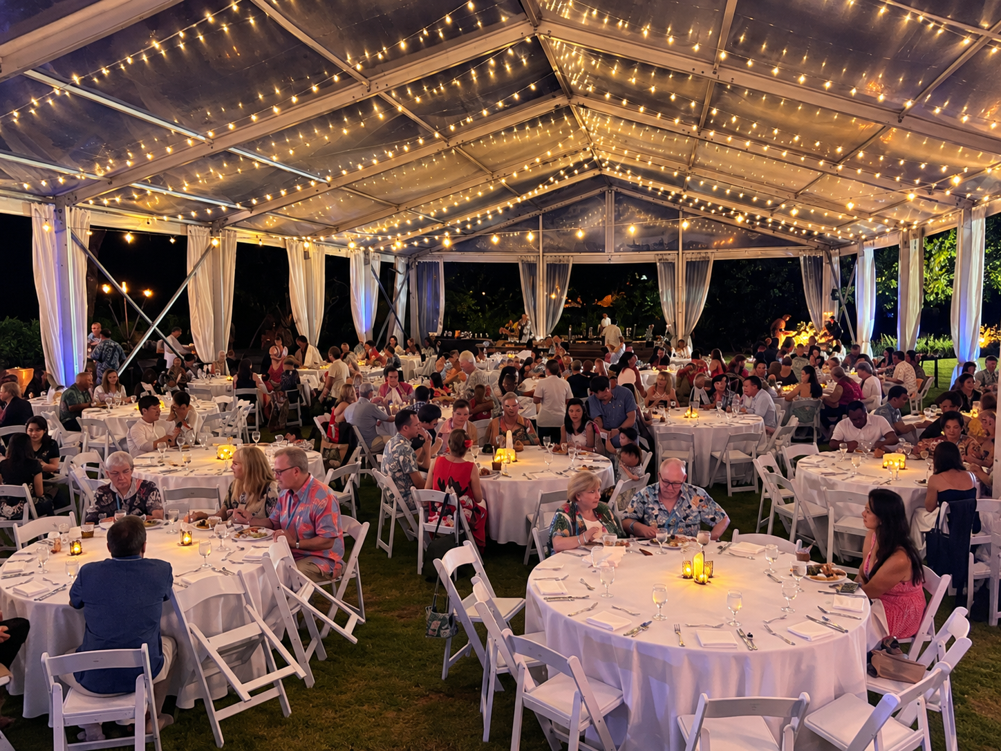 Evening dinner and networking at an Elevated Healthcare Symposiums program