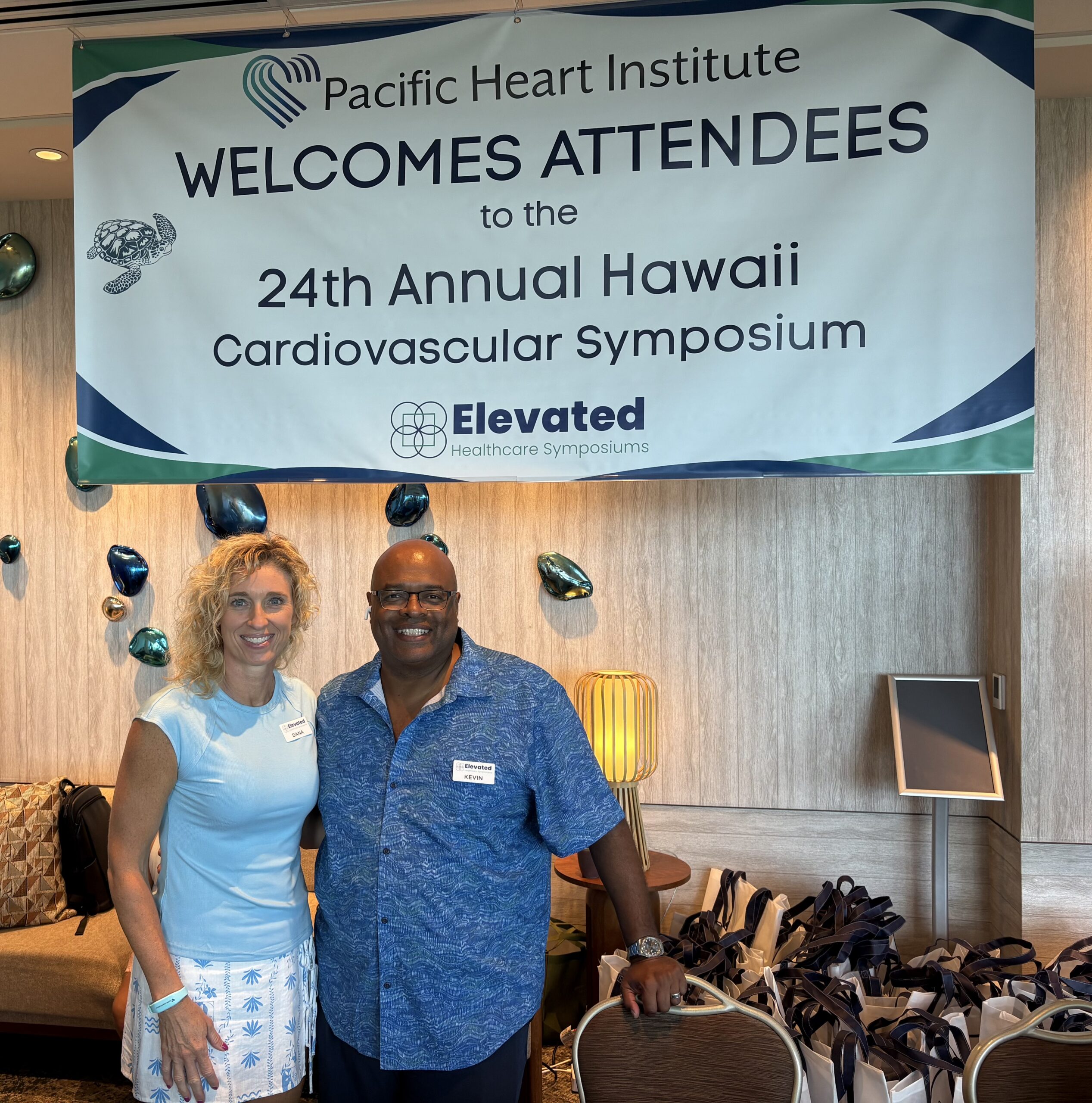Dana and Kevin Asato at the Hawaii Cardiovascular Symposium